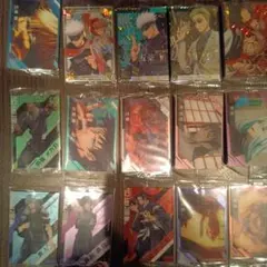 呪術廻戦ウエハースカード22枚、呪術廻戦ガードケース