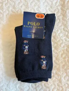 Polo RalphLaurenラルフローレンキッズ靴下 19-21cmネイビー