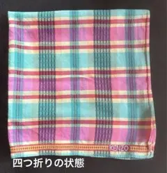 レトロポップ！KENZO ハンカチ　チェック柄のサムネイル