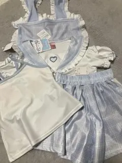 新品タグ付きシナモロール　シナモン　女の子　水着　Sanrio サンリオ　140