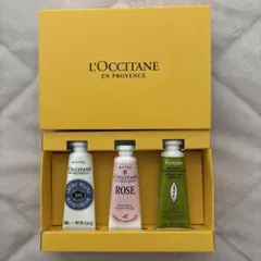 L'Occitane ミニハンドクリーム3本セット (シア&ローズ&ヴァーベナ)