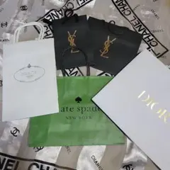 ディオール　サンローラン　ケイトスペード　プラダ　紙袋　ショッパー