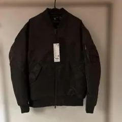 復刻UNIQLO +J MA-1ハイブリッドオーバージャケット グレー M