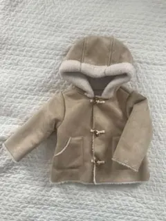 ZARA 68cm フェイクムートンコート