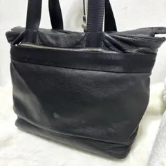 希少✨ポーター ディライト トートバッグA4可 カモフラ オールレザー ブラック