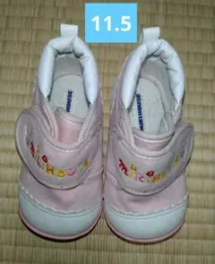ミキハウス ベビーシューズ ピンク　MIKIHOUSE　11.5