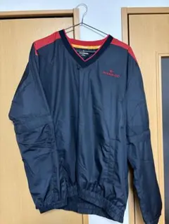 WARRIOR ピステ・ウィンドブレーカー ブラック/レッド ゴルフ