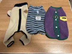 犬服　3点セット　冬用　フリース　Mサイズ