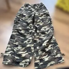 SHEIN 迷彩 カーゴパンツ 10Y 140