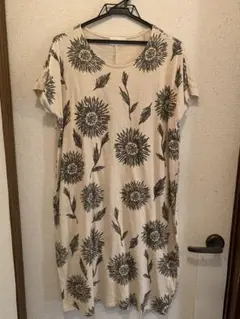 ハートマーケット 花柄 半袖ワンピース