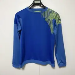 訳あり adidas アディダス スポーツウェア S 青 climalite