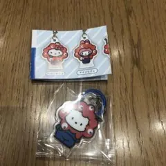 ガチャ　サンリオ　ポチャッコ　ミャクミャクなりきりアクリルチャーム