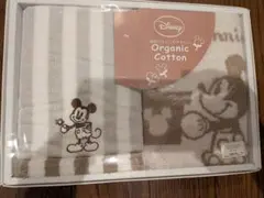 Disney ミッキーマウス　オーガニックコットンウォッシュタオルセット