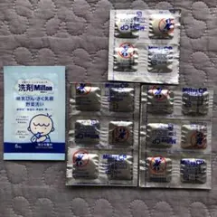 밀튼 타블렛, 16정, 젖병 세제 1봉지