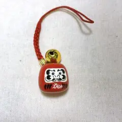 京都嵐山天龍寺　ダルマお守り　ストラップ