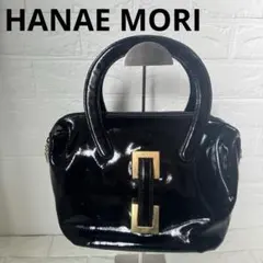 HANAE MORI ハナエモリ　ハンドバッグ　エナメル