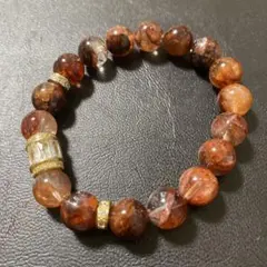 最終値下げ‼️ライモナイトインクォーツ天然石ブレスレット