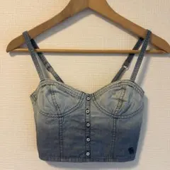 アバクロ(Abercrombie&Fitch) デニムビスチェのサムネイル