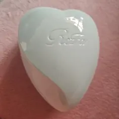 Refaハート型ヘアブラシ オーロラホワイト/レッド