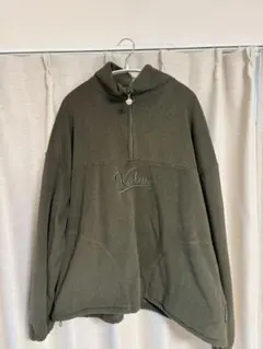 Keboz ハーフジップ フリース オリーブ