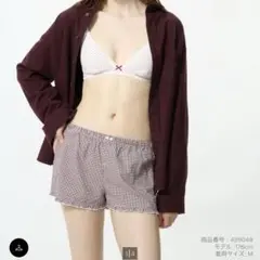 UNIQLO コットンボクサーイージーショートパンツ Sサイズのサムネイル