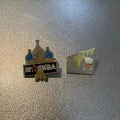 2個セット　ピンバッジ　ヴィンテージ ピンズ　古着　ファッション