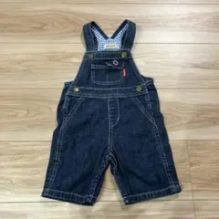 ダークブルー デニム オーバーオール