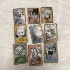 僕のヒーローアカデミア 箔押しクリアカード9枚セット