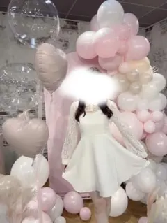 ホワイトレースノースリーブワンピース