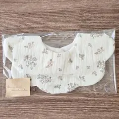 ◯ハンドメイド◯セーラー襟スタイ 枝付きレモン×グレージュ 男の子