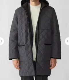 SHIPS:〈手洗い可能〉NETPLUS(R) キルティング フード コート