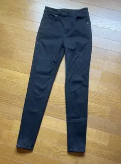 ジーユー GU 黒スキニーデニム スリムパンツ ブラック ストレッチ