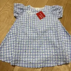 新品・タグ付き　シシュノン　ワンピース90のサムネイル