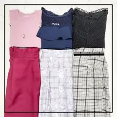 «ミッシュマッシュ» 大人かわいい 1週間コーデ rienda シーハニ 秋冬