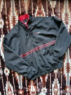 90s USA製 CINTAS Sprint 企業ロゴ ワークジャケット L 黒