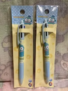 ハンギョドン　３色ボールペン　２本セット　サンリオ　ボールペン