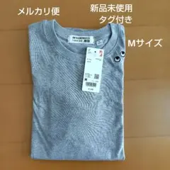 【新品未使用】UNIQLO✕ANYA HINDMARCH Tシャツ グレー　Mのサムネイル