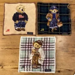 ポロ・ラルフ・ローレン ハンカチ 3枚セット　23㎝×23㎝