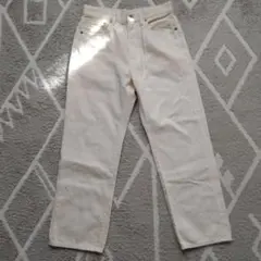 ジャーナルスタンダード　ホワイト ストレートデニム