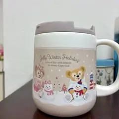 【東京ディズニーシー公式】ダッフィーの冬季デザインポットカップ☆