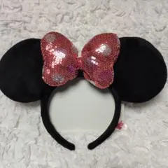 y*i様 DISNEYディズニー　Minnie　ミニーマウス 耳型カチューシャ