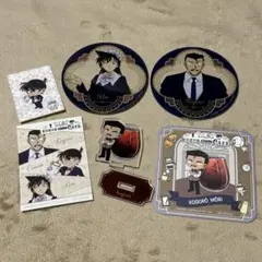 名探偵コナンコラボカフェ　アクリルコースター　ミニアクリルスタンド　ステッカー