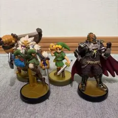 ゼルダamiibo4体セット ガノンドロフ ダルケル ムジュラ ジャンク有
