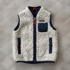 Patagonia ベビー ベスト ボア ネイビー