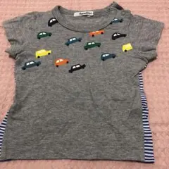 familiar 車プリント Tシャツ