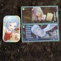 プロセカ　日野森雫　メモステ　スクエア缶バッジ　55A