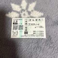 第173回 天皇賞・春 クロワデュノール 北村友一 応援馬券 ガンバレ馬券 現地