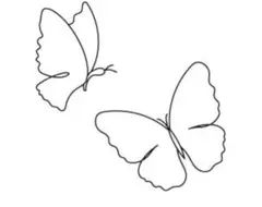 蝶,2週間で消えるタトゥー,ヘナタトゥー,ジャグアタトゥー,韓国タトゥーシール