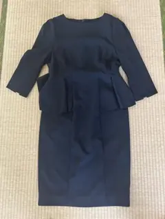 RUIR BOUTIQUE ネイビー ワンピーススーツ M