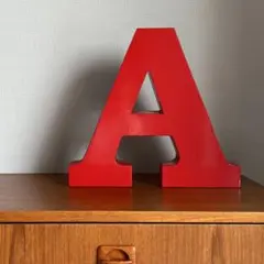 【ACTUS】アルファベットオブジェ　A スチール製　アクタスのサムネイル